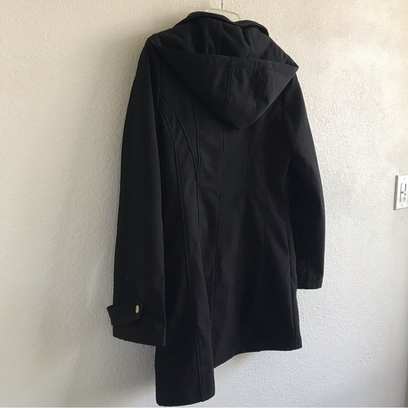 Ellen Tracy Hooded Trench Coat - Picture 9 of 14